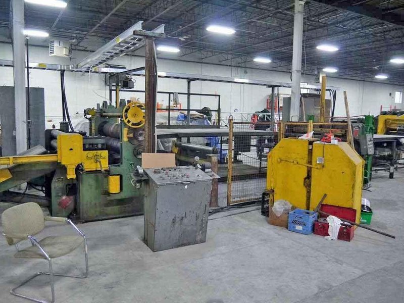 60&quot; x 7.00&quot; x 40,000# Loopco Slitting Line
