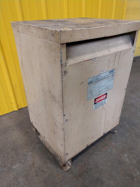 51 KVA POWERTRAN 460 TO 460Y/266 VOLT ELECTRIC TRANSFORMER: STOCK #10822