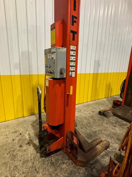 (6) 18,000 LB ALM MODEL #WE-18-4 HEAVY DUTY ELECTRIC MOBILE COLUMN LIFT JACKS: YOBRO #24551