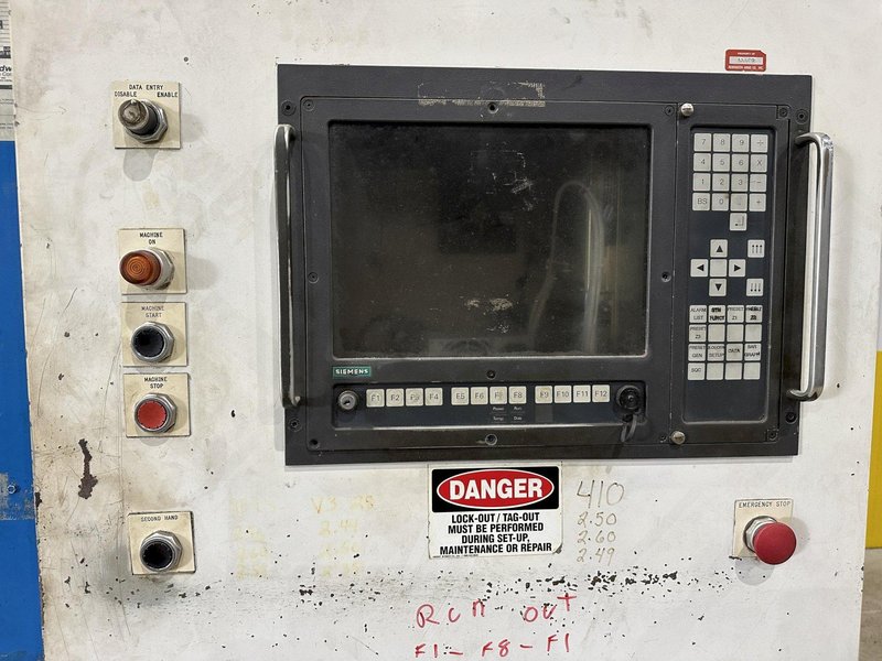 25 TON EITEL MODEL ASP-25 SERVO DRIVEN AUTOMATIC BAR &amp; ROD PRECISION STRAIGHTENING PRESS: YOBRO #21281