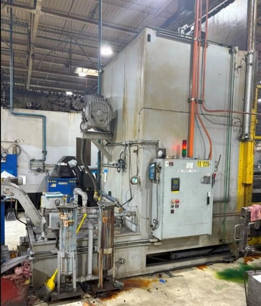 74" X 74" STOELTING MODEL #CSW8121 ROLL-IN TURNTABLE TYPE PARTS WASHER: YOBRO #25172