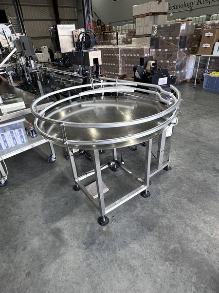 Inline Filling Systems Complete Used Bottling &amp; Labeling Line for Spirits (GNS 80 Proof Vodka) – Labeler, Filler, Capper, Conveyor, Heat Tunnel, Turntables &amp; More – C1D2 Hazardous Location Rated, 2024