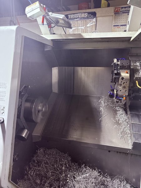 Haas SL-30 CNC Lathe, 2006 – Bar Feeder, Live Tooling