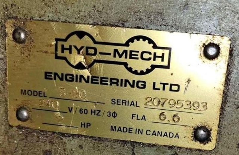 13" x 18" HYD-MECH MODEL #S20A SWIVEL AUTOMATIC HORIZONTAL BANDSAW STOCK #3691