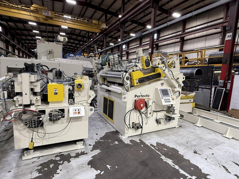 60,000 lbs. x 72&quot; wide Perfecto Complete Coil Feed Line For Sale