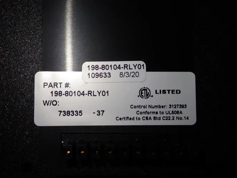 MAGNETEK RELAY MODULE  -  FLEX M SERIES / 198-80104-RLY01