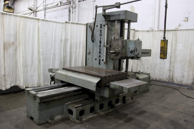 3-1/2&quot; SHIBAURA MODEL #BFT9 HORIZONTAL TABLE TYPE BORING MILL: STOCK #53154