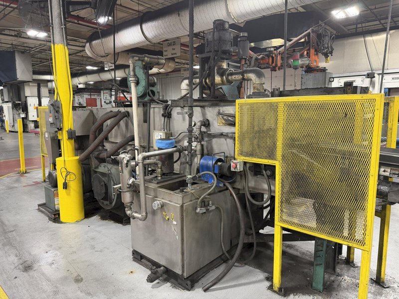 12" X 12" STOELTING MODEL #AQF-112 AQUAFORCE STAINLESS STEEL GAS FIRED CONVEYOR STYLE PARTS WASHER: YOBRO #26167