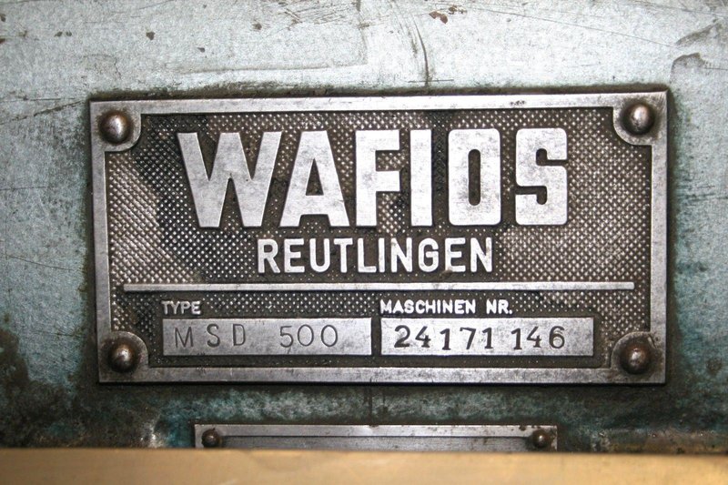 Wafios Model MSD-500 Nail Cutter Grinding Machine