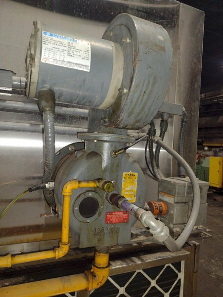 24" WIDE FPI SYSTEMS MODEL #CBW-24 STAINLESS STEEL CONVEYOR TYPER PASS-THROUGH PARTS WASHER: YOBRO #25173
