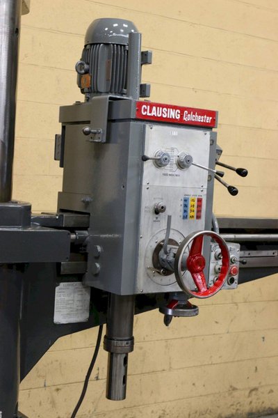 4&#039; X 12&#039; CLAUSING COLCHESTER RADIAL DRILL: STOCK #68335