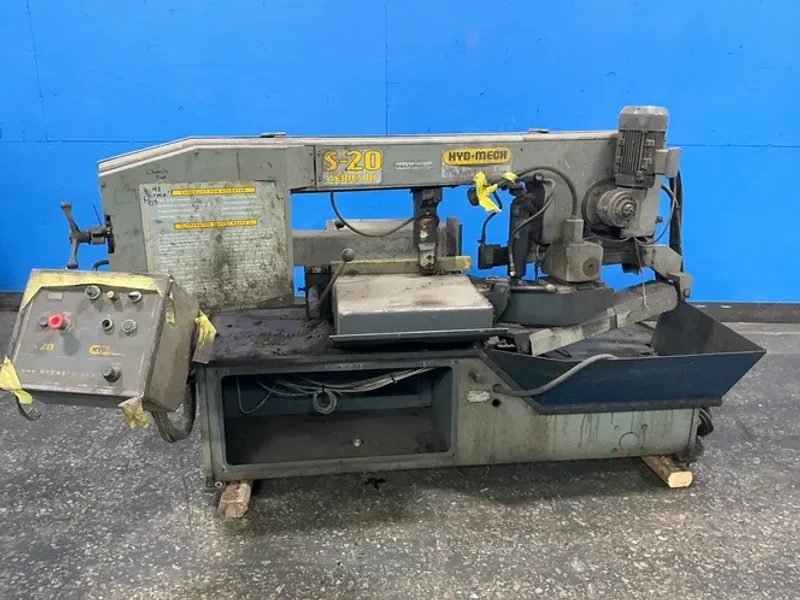 HYD-MECH 14”X30” HORIZONTAL BAND SAW  -  S-20