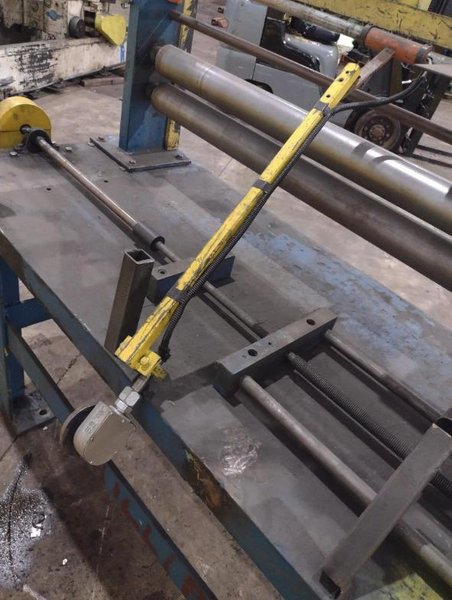 48" X 6" WEAN MOTORIZED SLITTER HEAD FOR SLITTING LINE. STOCK # 0435226