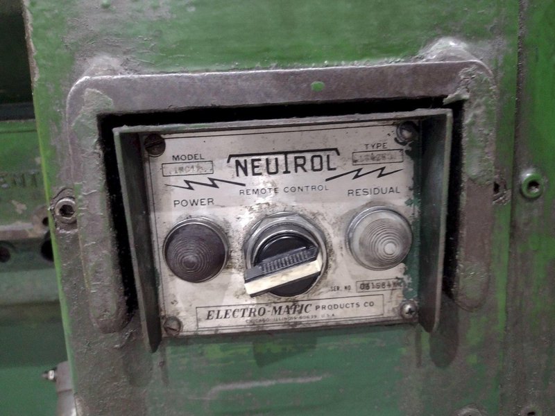 36” X 35 HP BLANCHARD MODEL #18 ROTARY SURFACE GRINDER: STOCK #21240