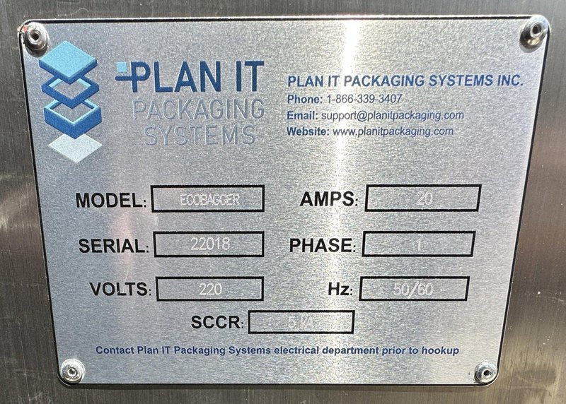 Plan It Packaging Systems Neptune EcoBagger 2600 Pre-Made Pouch