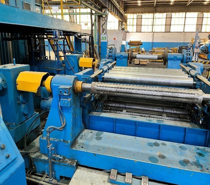 58” SCHMUTZ ALUMINUM SLITTING LINE (14530)