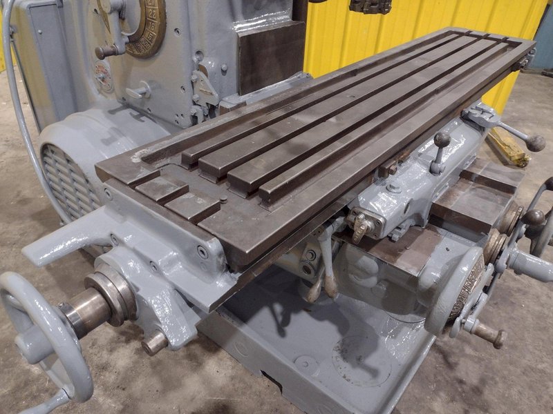 #3 KEARNEY &amp; TRECKER MILWAUKEE MODEL #3 VERTICAL MILLING MACHINE 64" x 13" x 10 HP: YOBRO #24458