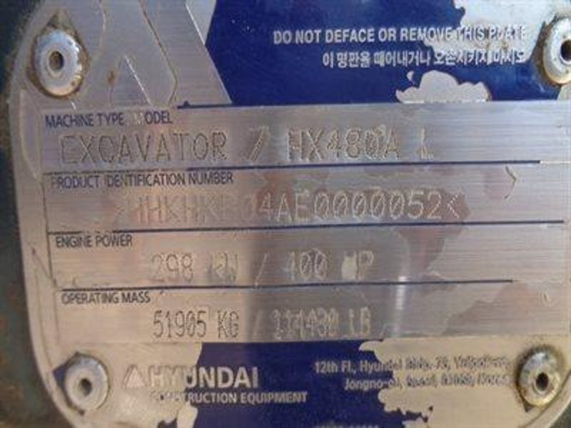 2022 Hyundai HX480AL HHKHKB04AE0000052