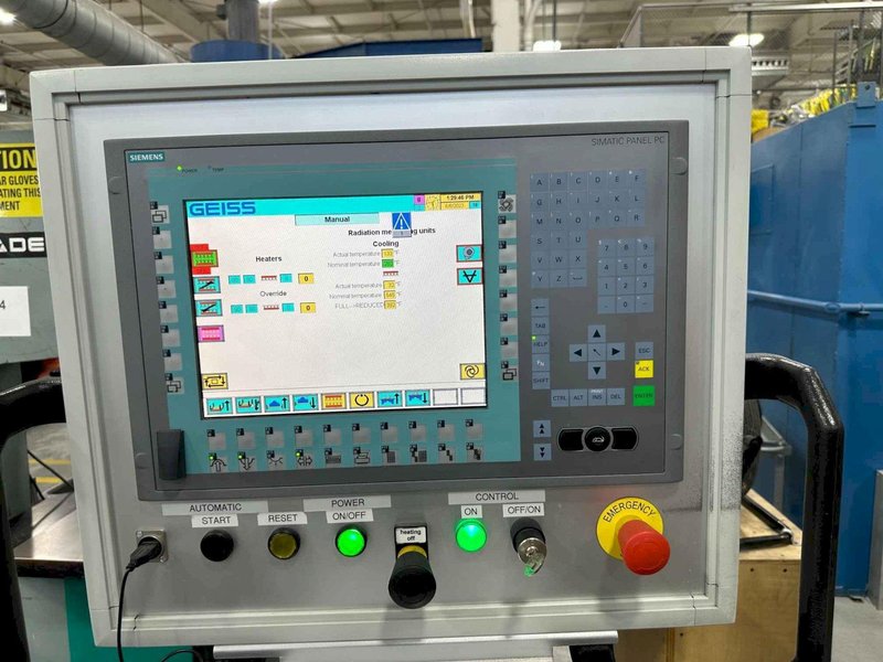 Geiss Semi-Automatic Thermoforming Machine – DU 1000×610×300 U8 – 2019 – 39″ x 24″ Forming Area