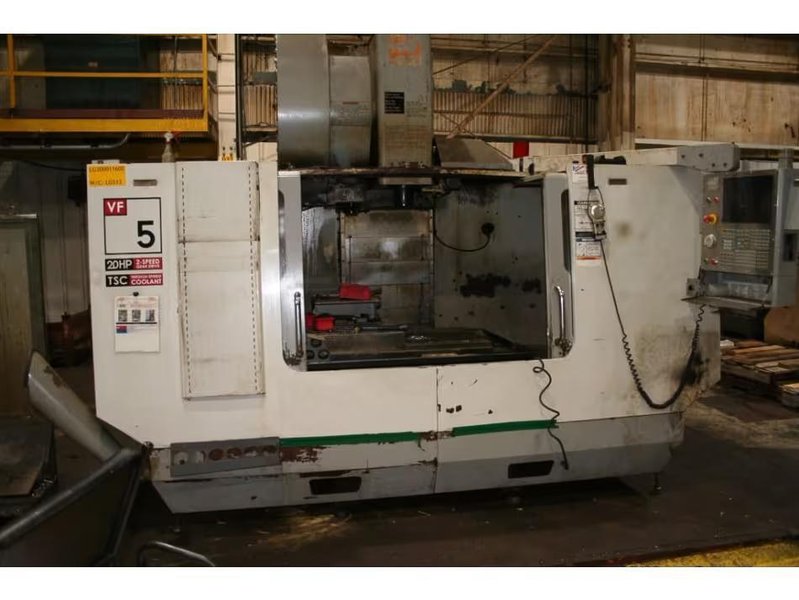 2006 HAAS VF5/40 CNC VERTICAL MACHINING CENTER: YOBRO #25768