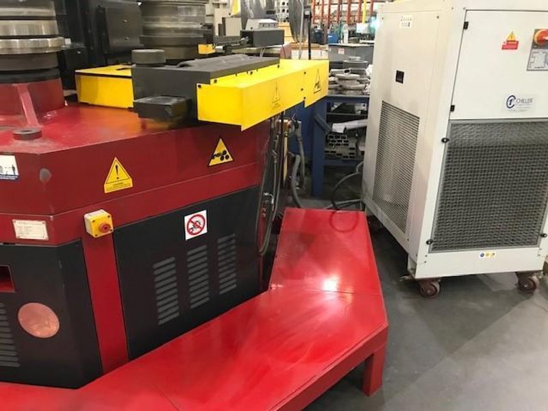 (2015) 10&quot; X 10&quot; X .40&quot; TAURING ALPHA-200CNCI CNC ANGLE BENDING ROLL. STOCK # 0744422