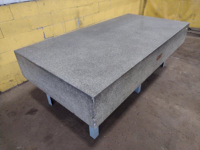 8&#039; X 4&#039; X 14&quot; CHALLENGE PRECISION LAYOUT INSPECTION GRANITE TABLE: STOCK #23786