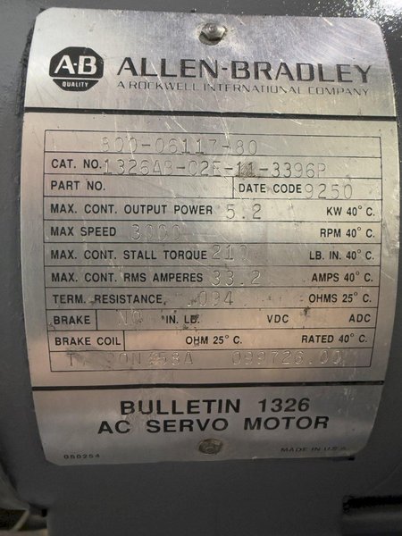 48&quot; GIDDINGS &amp; LEWIS ROTARY TRUNNION TABLE. STOCK # 0903224