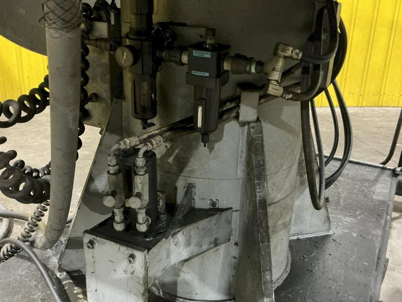 20,000 LB X 48" COLT CHD-DR2000 DOUBLE END UNCOILER WITH ROWE COIL CAR. STOCK # 0217826