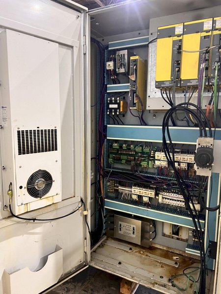 32" x 120"  X 12" HOLLOW SPINDLE WILLIS MODEL #32120-ENC BIG-BORE CNC LATHE, WITH FANUC CONTROLS: STOCK #21891