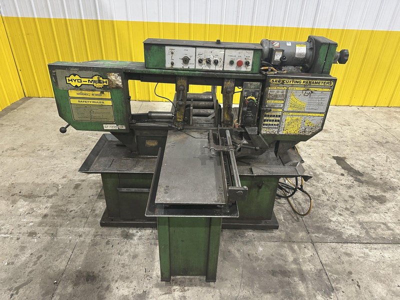 13" X 18" HYD-MECH MODEL #S-20P SWIVEL MITRE HORIZONTAL BANDSAW: STOCK #22384
