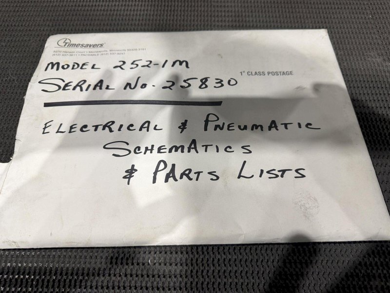 52” TIMESAVER MODEL #252-1M METAL BELT SANDER GRINDER: YOBRO 24763