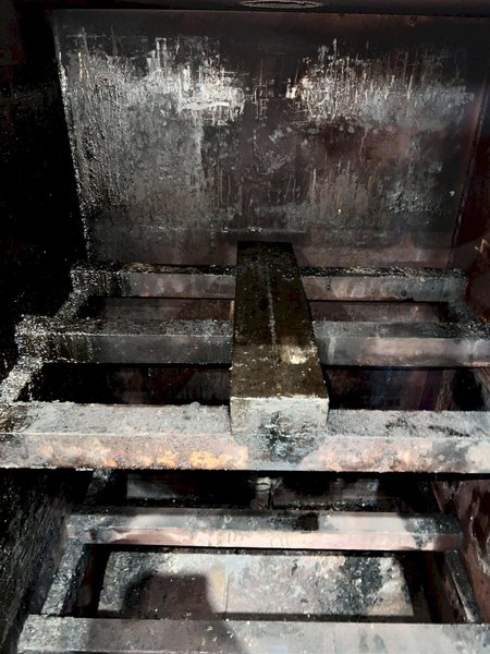 1998 DAYTON DUAL ZONE GAS POWERED PRE-HEAT DIE OVEN, WITH DIGITAL TEMP CONTROLLER: STOCK #20215