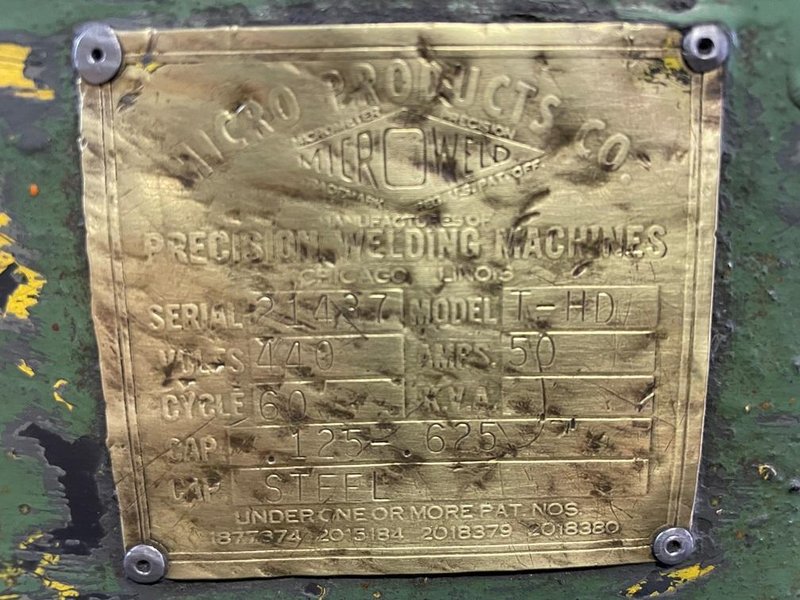 MICRO WELD TH-D BUTT WELDER Stock # 14236