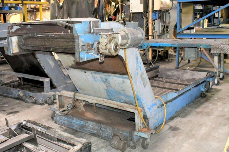 36" TSUBAKIMOTO-MAYFRAN MODEL D60W-36ST-SW POWERED SCRAP CONVEYOR. STOCK # 1221824.