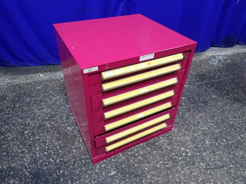 EQUIPTO 6 @ 25" X 25" X 2"/3" TOOL CABINET