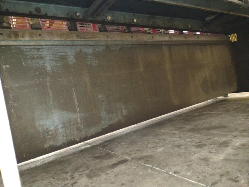 8&#039; X 11 GAUGE AMADA MODEL #S-2532 HYDRAULIC POWER SHEAR WITH BACK GAUGE: STOCK #23421