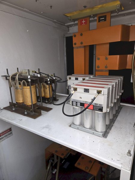 500 K.W. THERMATOOL SOLID STATE HIGH FREQUENCY WELDER. STOCK # 0758226