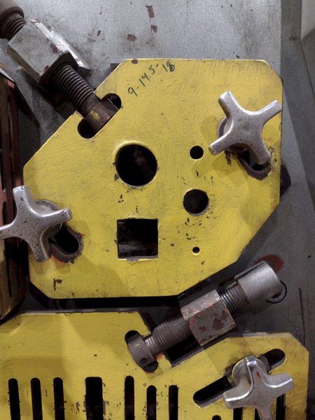 88 TON SPARTAN MODEL #IW77D HYDRAULIC IRONWORKER: STOCK #19243