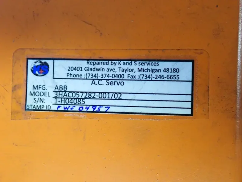 ABB Ac Servo Motor - 3hac057282-001/02