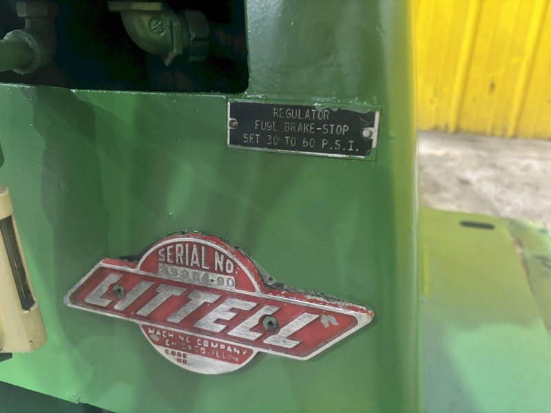 2,000 LBS X 12&quot; LITTELL MODEL #20-12 DOUBLE END PULL OFF UNCOILER COIL REEL: STOCK #23713