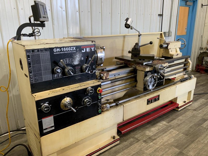 16" X 60" JET MODEL GH-166ZX ENGINE LATHE: STOCK #80878