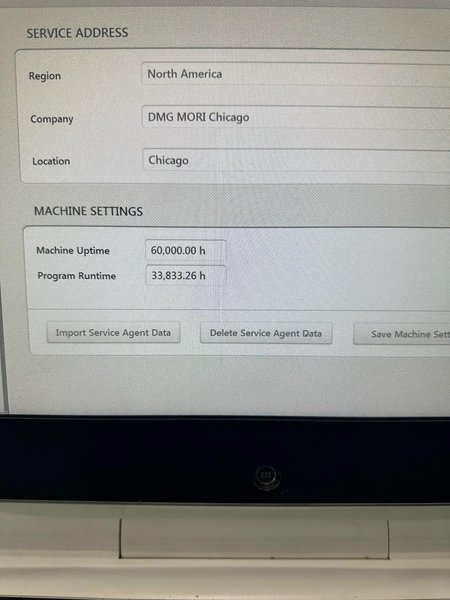 DMG Mori NHX5000 CNC Horizontal Machining Center with Pallet Changer, High Pressure Thru-Spindle Coolant, 60 Station Tool Changer,  15,000 RPM Spindle