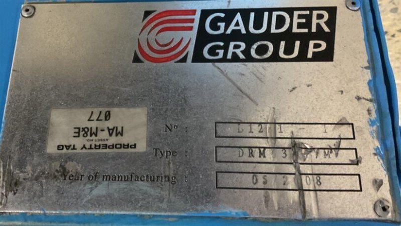 SETIC PAYOFF MOTORIZED WHEEL STAND  220″ 7 SPINDLES 20 1/2″ LONG 5″ DIA USED