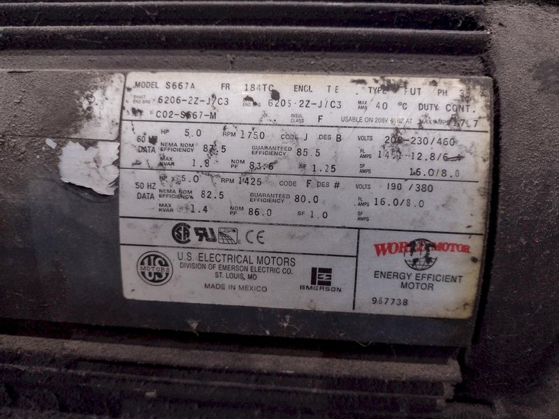 16" x 16" HYD-MECH MODEL #M-16A AUTOMATIC HORIZONTAL BANDSAW WITH POWER MITRE SWIVEL: STOCK #23419