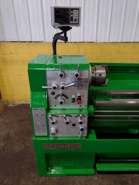 17" X 60" MICROMASTER MODEL #1760 ENGINE LATHE: STOCK #18165