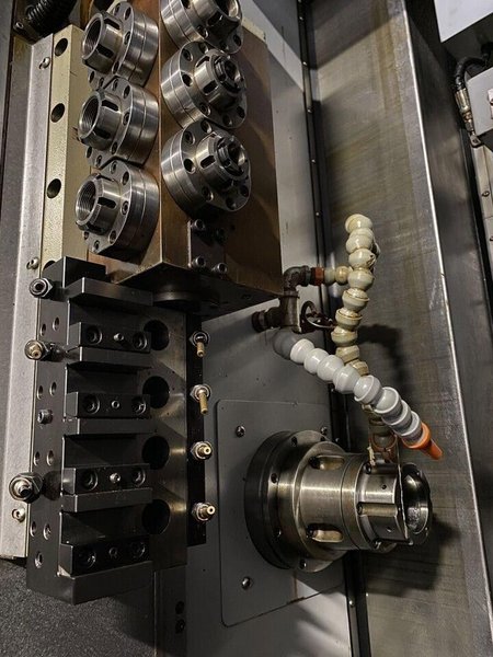 Ganesh Cyclone 52 BY2 9-Axis CNC Lathe, 2016 – 6″ Chuck, Dual Spindle, Live Tooling, Dual Y-Axis
