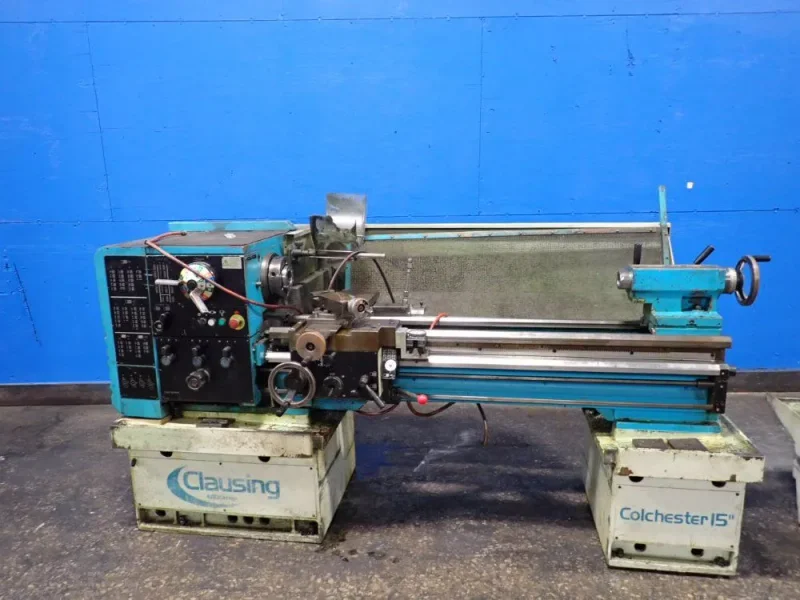 CLAUSING 15" X 48" COLCHESTER 15' LATHE  -  CLAUSING 15