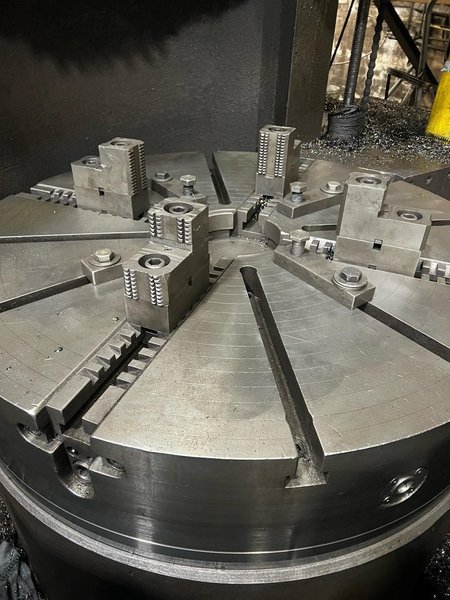 42″ Giddings &amp; Lewis 42R Vertical Turret Lathe – DRO, Power Indexing Unit, Side Head