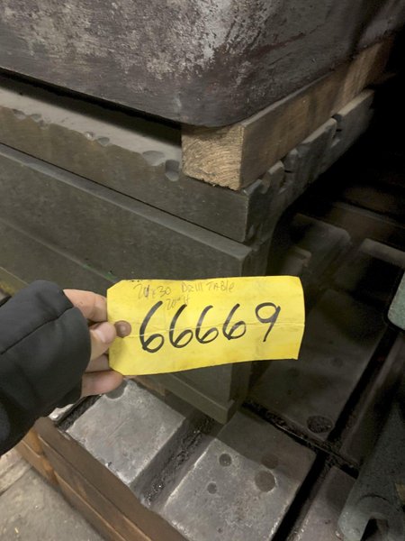 33' X 17' DRILL TABLE: STOCK #66669