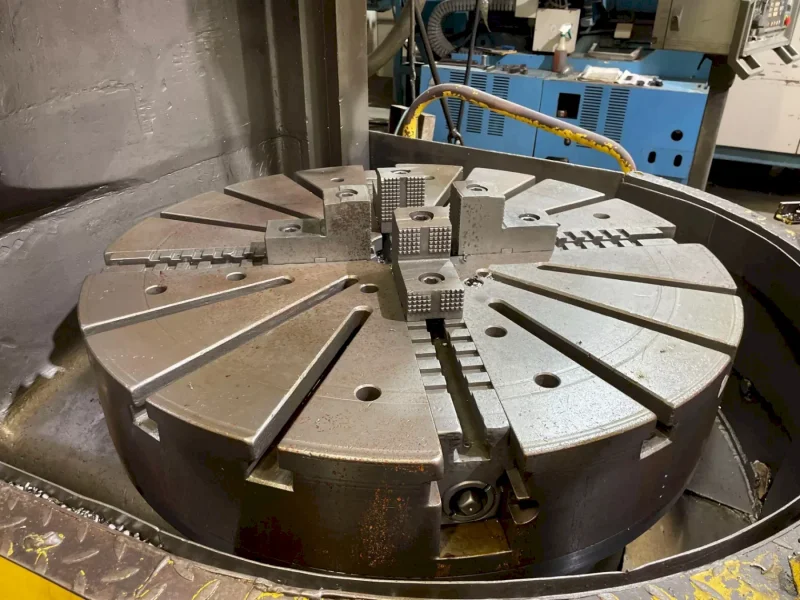 Bullard 36″ Dyn-Au-Tape 42″ Chuck 72″ High Column CNC Vertical Boring Mill – VTL